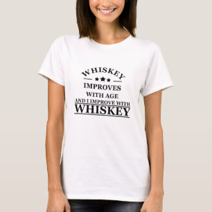 Whiskey citerar lustiga ord-presenter t shirt