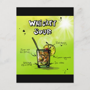 Whiskey Cocktail Recipe Vykort