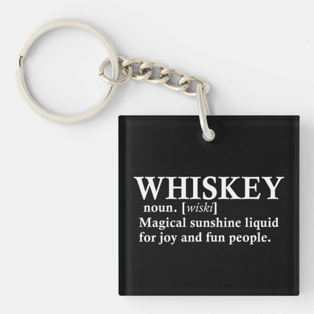 Whiskey-definition lustig alkohol ord-gåvor (Framsidan)