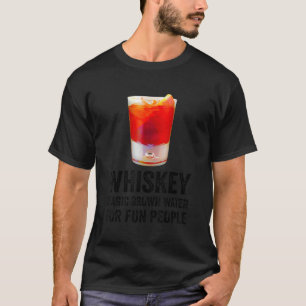 Whiskey Definition Magic Brown Vatten för Roligt P T Shirt