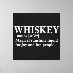 whiskey-definition whisky-roliga citat canvastryck