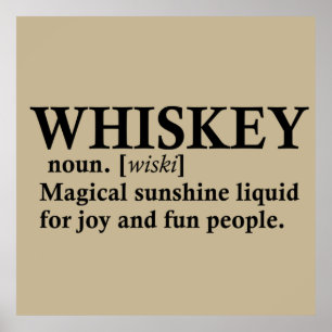 whiskey-definition whisky-roliga citat poster