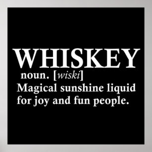 whiskey-definition whisky-roliga citat poster