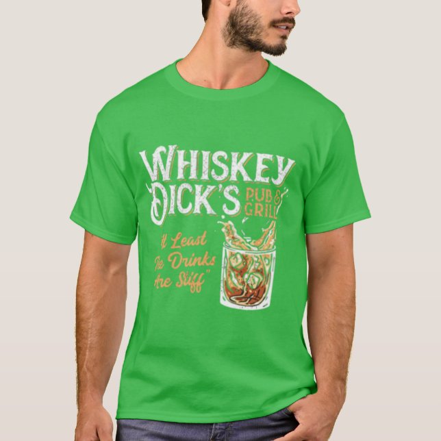 Whiskey Dicks Pub & Grill T Shirt (Framsida)