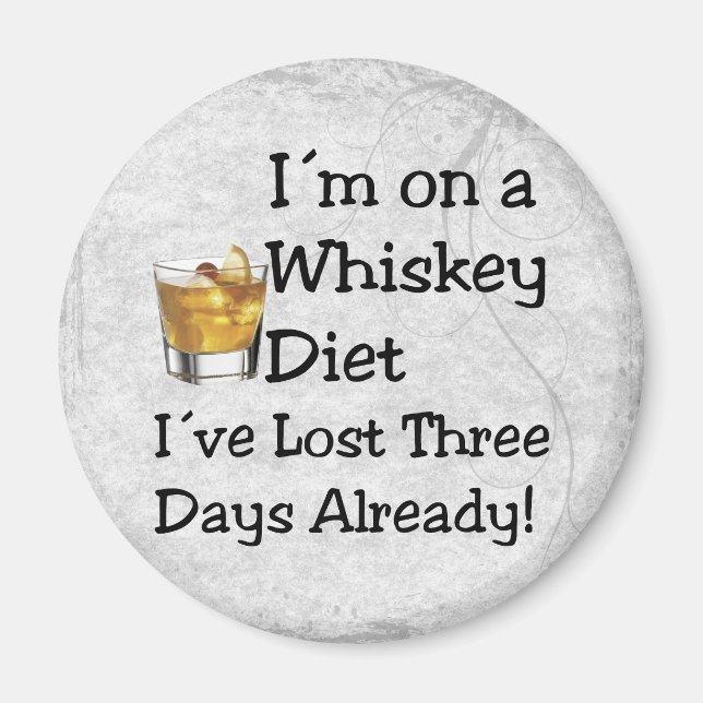 Whiskey Diet Magnet (Framsidan)