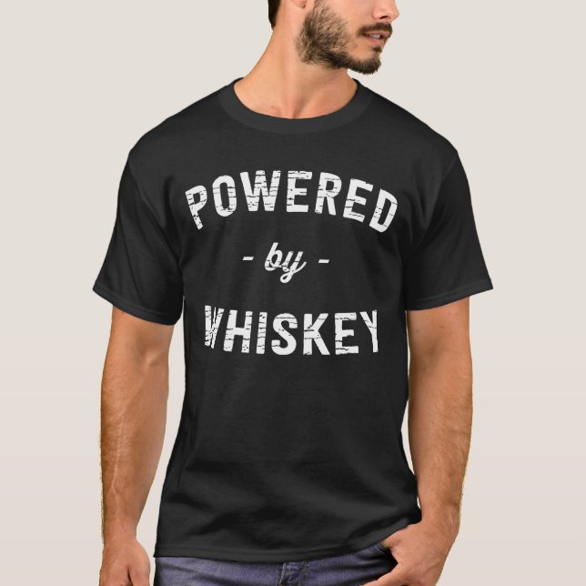 Whiskey driven T-tröja T Shirt (Framsida)