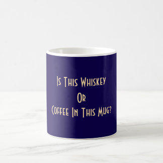 Whiskey eller kaffe? Dk Blue Kaffemugg