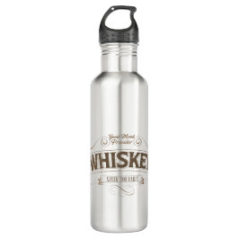 Whiskey-etikett - lustig vattenflaska
