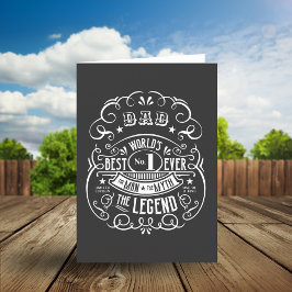 Whiskey Etikett Man Myten Legend Papa  Helgkort