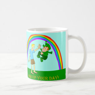 Whiskey för frukost kaffemugg