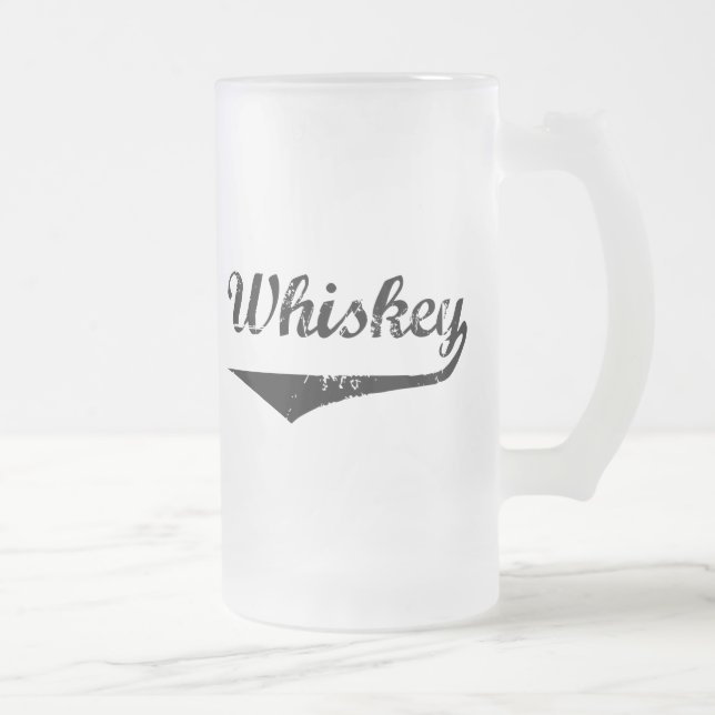 Whiskey Frostat Ölglas (Höger)