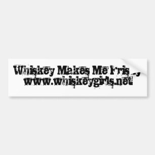 Whiskey gör mig yster bildekal
