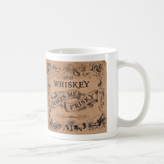 Whiskey gör mig yster kaffemugg (Höger)