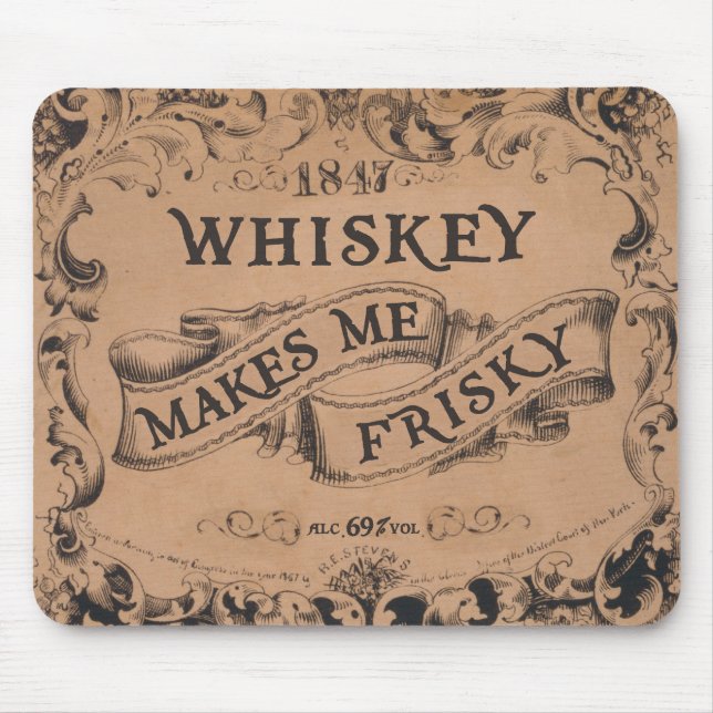 Whiskey gör mig yster musmatta (Framsidan)