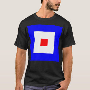 Whiskey Internationella Maritime Signalflaggan T Shirt
