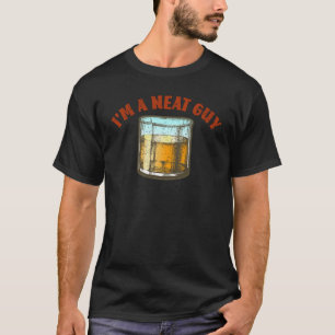 Whiskey jag är Neat Guy Bourbon Old Fashioned Scot T Shirt