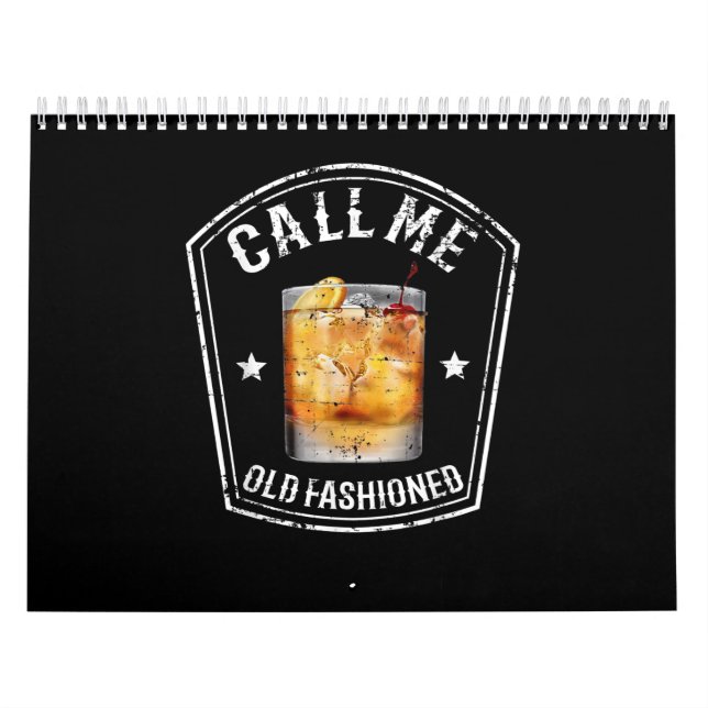 Whiskey kallar mig gammal fashioned kalender (Omslag)