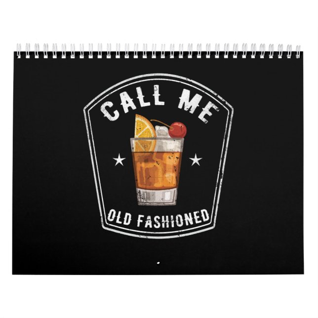 Whiskey kallar mig gammal fashioned kalender (Omslag)