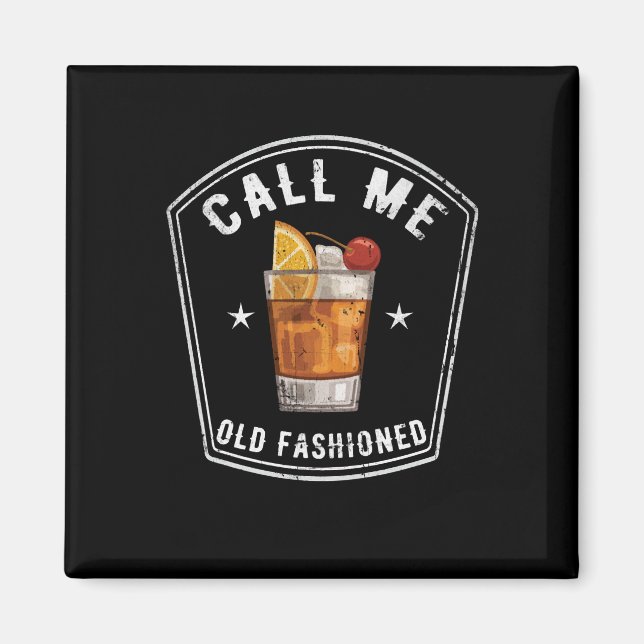Whiskey kallar mig gammal fashioned magnet (Framsidan)