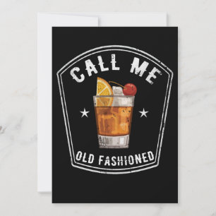 Whiskey kallar mig gammalmodig tack kort