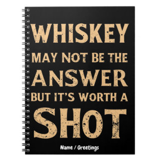 Whiskey kanske inte är svaret men det är värt ett anteckningsbok