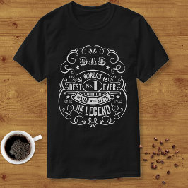 Whiskey Label Man Myth Legend Pappa Personlig T Shirt