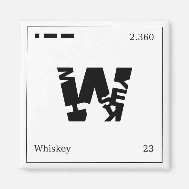 Whiskey Magnet (Framsidan)