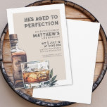 Whiskey Manar apparFödelsedagsfest Inbjudningar<br><div class="desc">Elegant Whiskey-Thed Manar på födelsedagsinbjudan. Fira 50 års liv med denna klassiska och maskulin inbjudan med en stor vattenfärgad whiskey flaska och glas på högerna, ge det en modern twist. Inbjudan överst lyder "Hans Åldras till Perfection", medan resten av inbjudan finns i en blandning av klassisk serif och stressad typsnitt....</div>