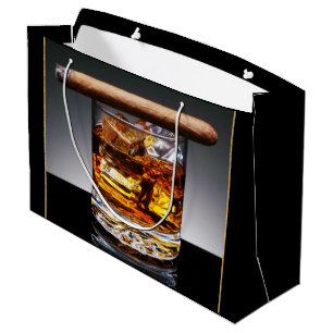 Whiskey och Cigar Mans Black Gold Klassisk