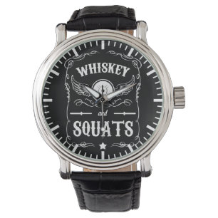 Whiskey och Squats - "väga att lyfta" som är Armbandsur