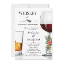 Whiskey och vin innan jag gör julduschen