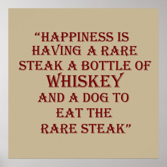 whiskey-offerter poster (Framsidan)
