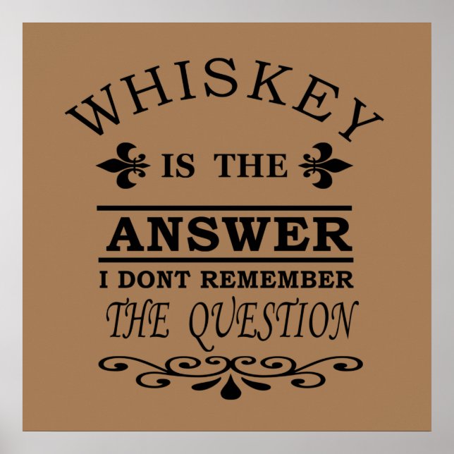 whiskey-offerter poster (Framsidan)