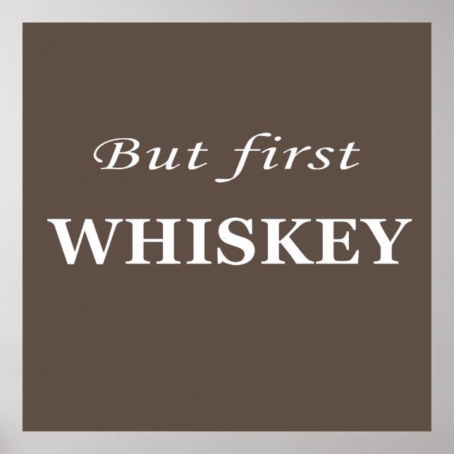 whiskey-offerter poster (Framsidan)