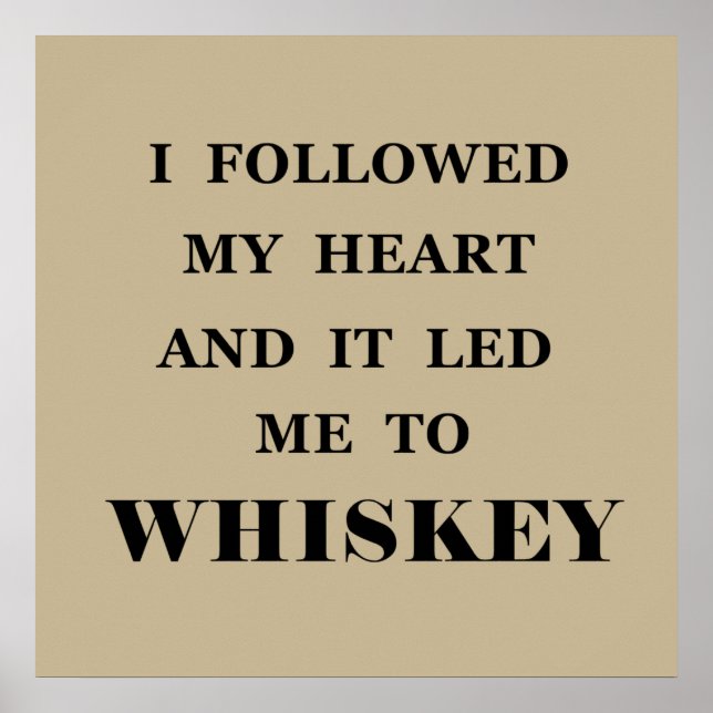 whiskey-offerter poster (Framsidan)