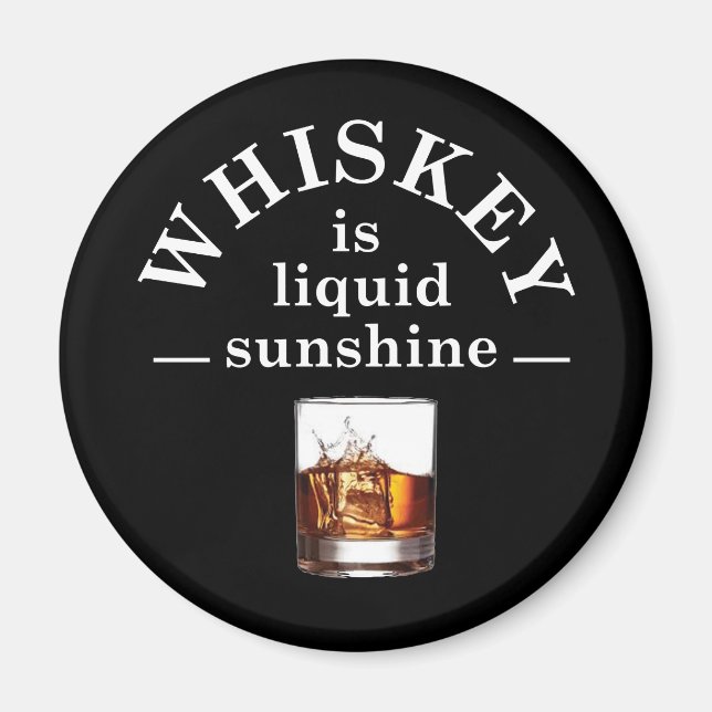 whiskey ord citerar whiskey slogan magnet (Framsidan)