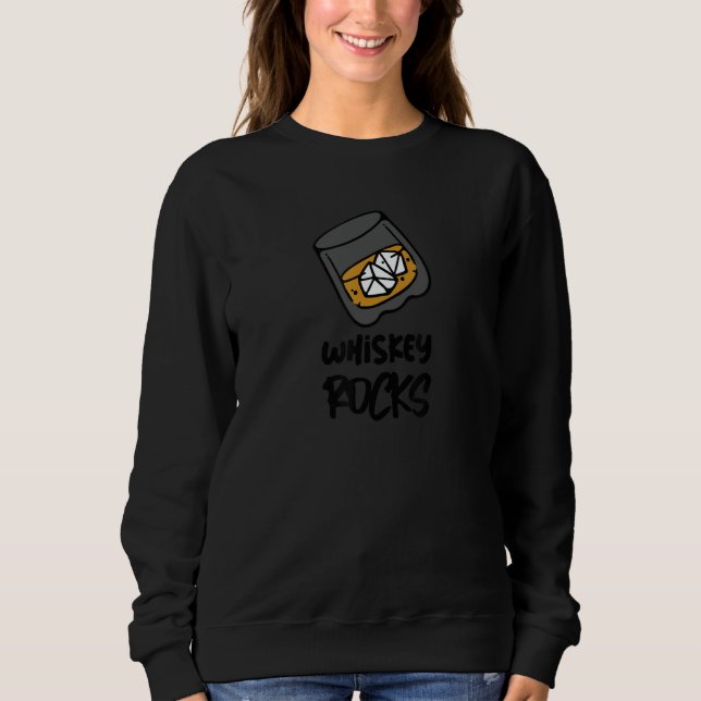 Whiskey Rocks   Whiskey T Shirt (Framsida)