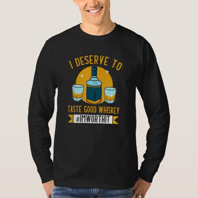 Whiskey Rum Alcohol Cocktail Drunk Alcoholic Damp  T Shirt (Framsida)