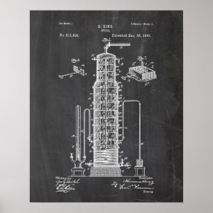 Whiskey Skapar Patent Poster