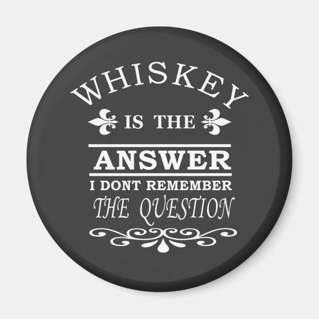 whiskey slogan magnet (Framsidan)