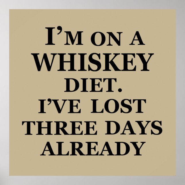 whiskey slogan poster (Framsidan)