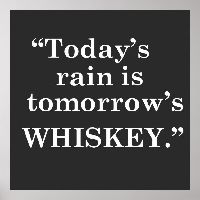 whiskey slogan poster (Framsidan)