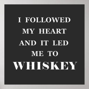 whiskey slogan poster