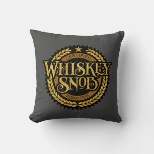 Whiskey Snob Kudde