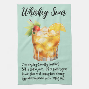 Whiskey Sour Cocktail Recipe Kökshandduk