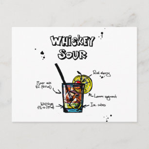 Whiskey Sour Cocktail Recipe Vykort