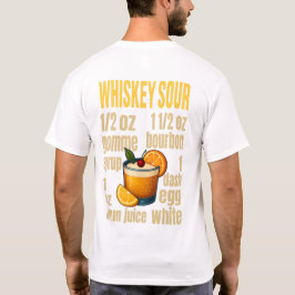 Whiskey Sour T-Shirt – Classic Bourbon Cocktail