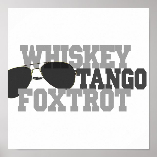 Whiskey Tango Foxtrot - Flygglas Poster (Framsidan)