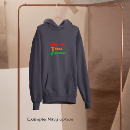 Whiskey Tango Foxtrot roligt WTF-bokstäver Hoodie