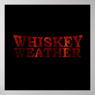 whiskey, väder poster
